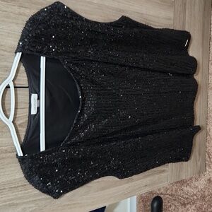 Calvin Klein Sequin Short Sleeve